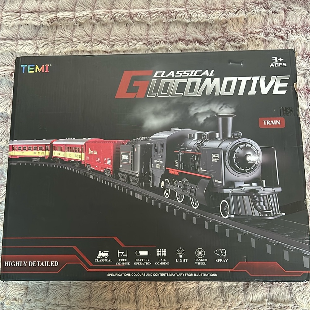 TEMI Steam Train Toy Set